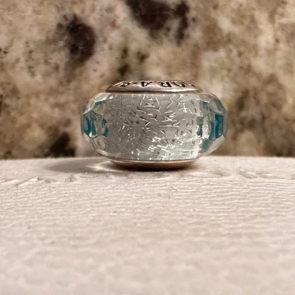Pandora Bahamas Exclusive Glitter Murano Charm Glitter RARE